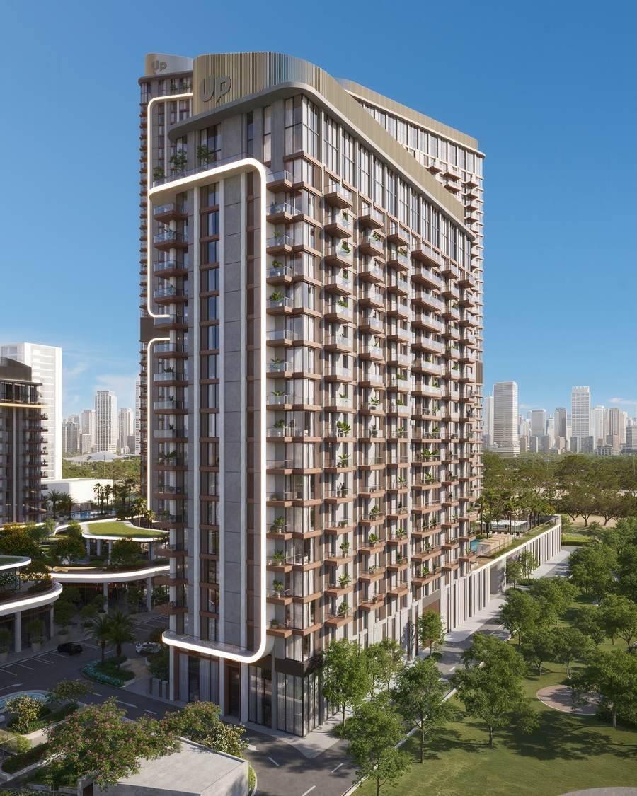 Mirdad Motor City tower exterior render