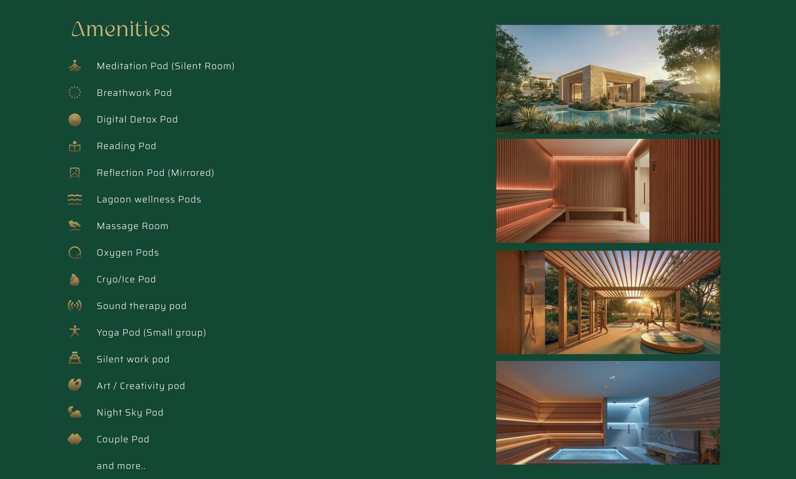 Sukoon amenities